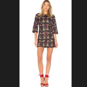 Alice + Olivia Coley Embroidered Dress NWOT